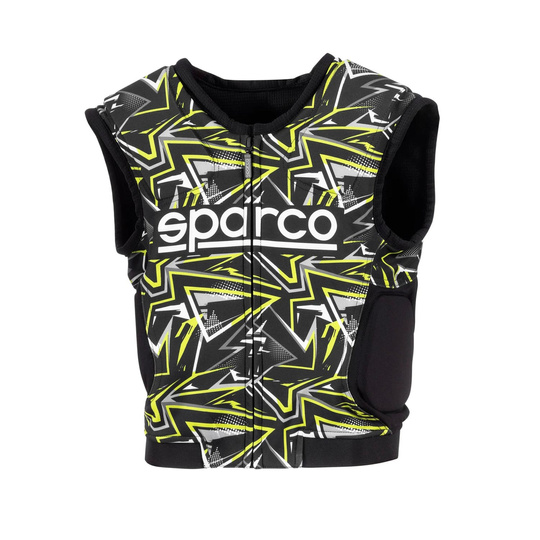 Kamizelka ochronna Sparco SJ PRO K-3 MY25 czarna/żółta