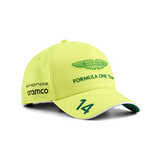 Czapka z daszkiem Fernando Alonso Team Aston Martin F1 2026 limonkowa