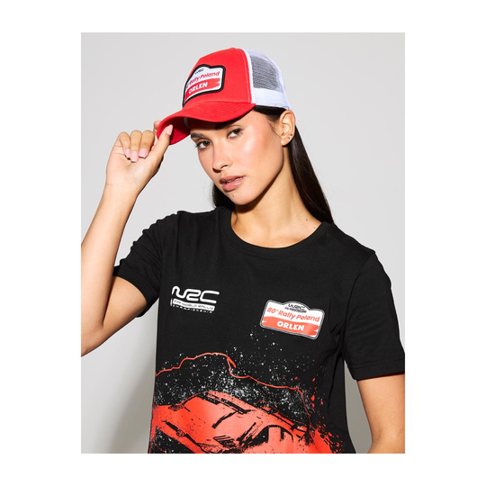 Czapka z daszkiem Trucker Rally Poland czerwona