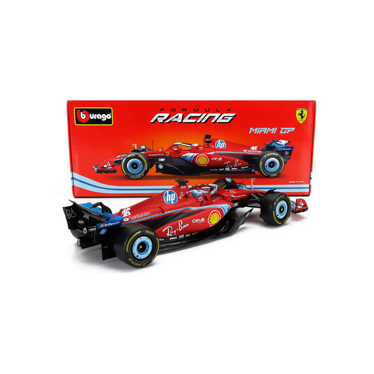 Model bolidu Charles Leclerc 1:18 Miami SF24 Scuderia Ferrari F1