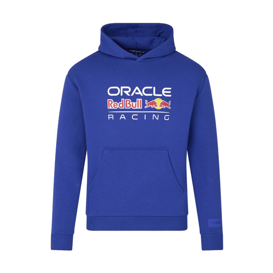 Bluza z kapturem męska Logo Red Bull Racing 2026 niebieska