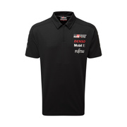 Koszulka czarna polo męska Team Toyota Gazoo Racing WEC 