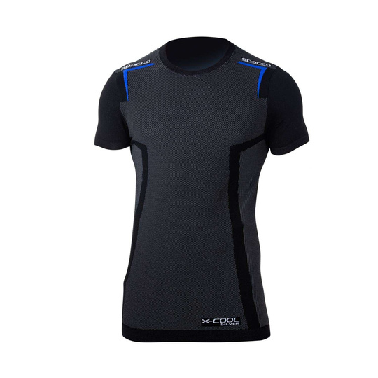 T-shirt kartingowy Sparco K-CARBON czarny