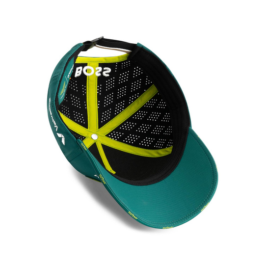 Czapka baseballowa męska zielona Team Aston Martin F1 2025
