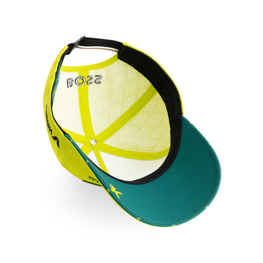 Czapka baseballowa męska limonkowa Alonso Team Aston Martin F1 2025