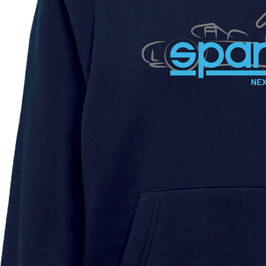 Bluza z kapturem dziecięca Next Gen Sparco granatowa