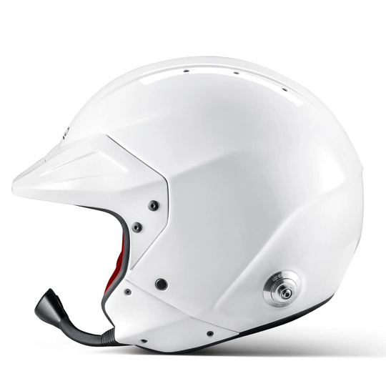 Kask Sparco Flux RJ-i biały/czerwony (FIA)