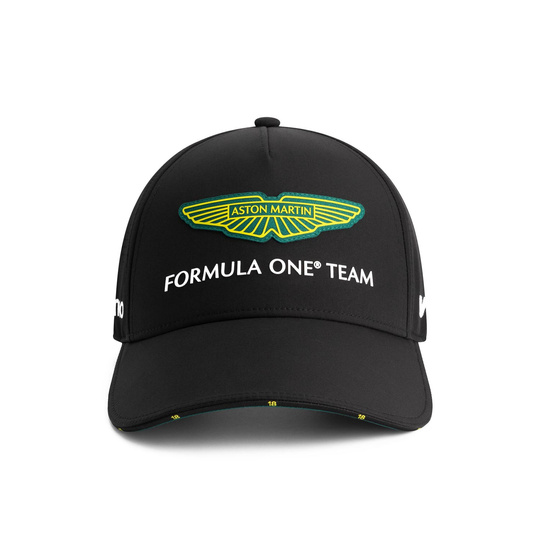 Czapka baseballowa męska czarna Stroll Team Aston Martin F1 2025