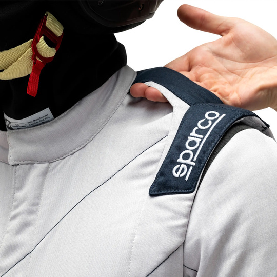Kombinezon Sparco Sprint Advanced Asymetrical srebrny (FIA)