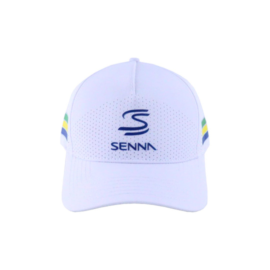 Czapka baseballowa Leisure biała Ayrton Senna 2025