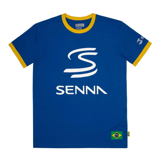 Koszulka t-shirt Ayrton Senna Legacy Ayrton Senna Collection 2026 niebieska