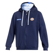 Bluza z kapturem rozpinana Gulf MY25 Sparco granatowa