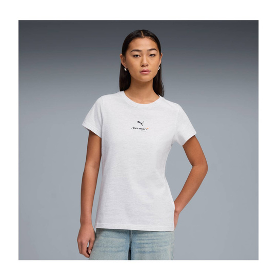 Koszulka t-shirt damska Small Logo McLaren F1 2026 biała