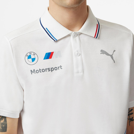 Koszulka polo Team BMW Motorsport biała