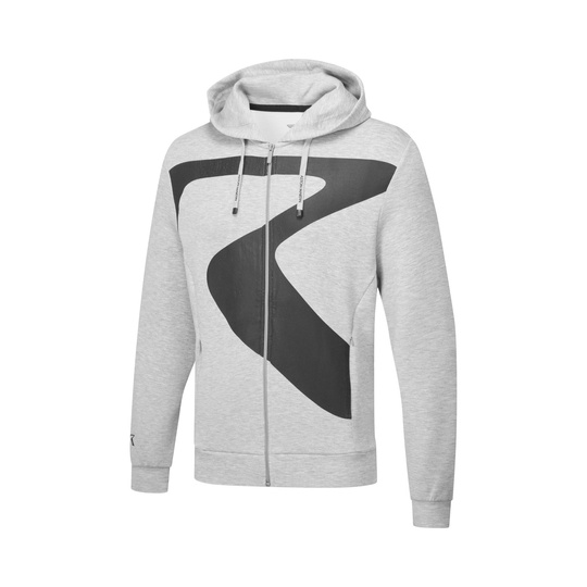 Bluza z kapturem rozpinana AMR Graphic Aston Martin Racing 2026 szara