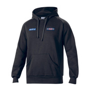 Bluza z kapturem Stripe Martini Racing Sparco czarna