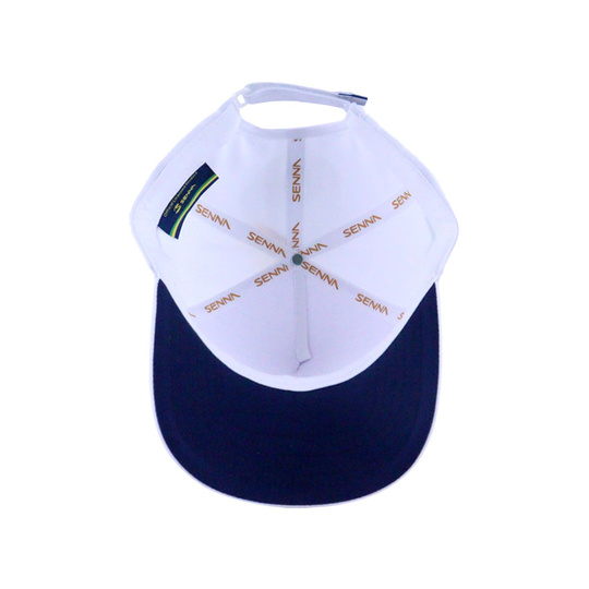 Czapka z daszkiem Ayrton Senna Leisure Ayrton Senna Collection biała