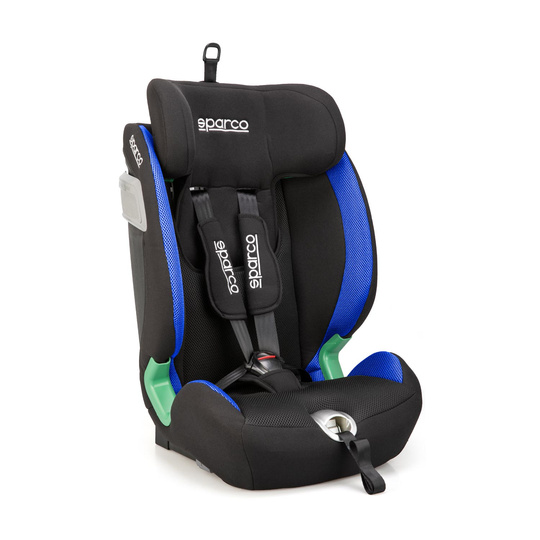 Fotelik dziecięcy Sparco SK5000I czarny/niebieski