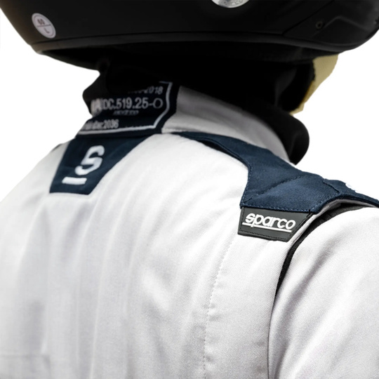 Kombinezon Sparco Sprint Advanced Asymetrical srebrny (FIA)