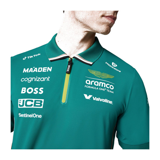 Koszulka polo męska Team Aston Martin F1 2025
