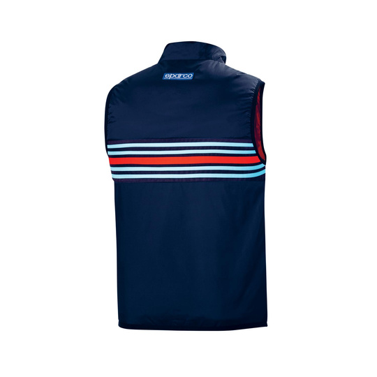 Bezrękawnik Stripe Martini Racing Sparco granatowy