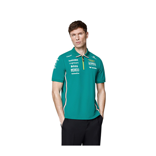 Koszulka polo męska Team Aston Martin F1 2025