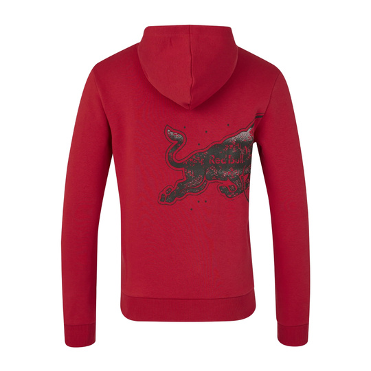 Bluza z kapturem męska Graphic Bull Red Bull Racing 2026 czerwona