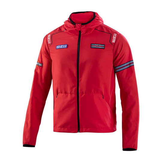 Kurtka przeciwdeszczowa Wilson Martini Racing Sparco czerwona