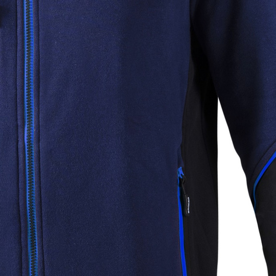 Bluza z kapturem rozpinana Tech Sparco granatowa