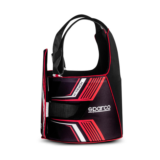 Kamizelka ochronna Sparco K-Track czarno-czerwona