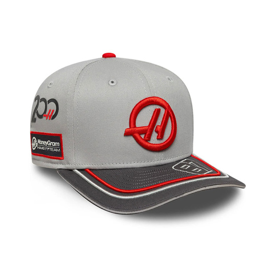 Czapka baseballowa męska Bearman 200th Race Haas F1 2025