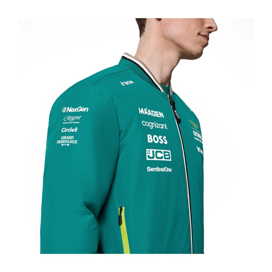 Kurtka męska wiosenna Bomber Team Aston Martin F1 2025
