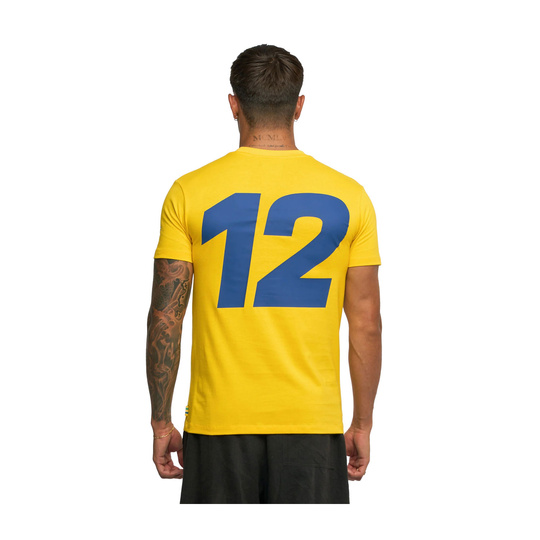 Koszulka t-shirt męska Hashtag żółta Senna 2025