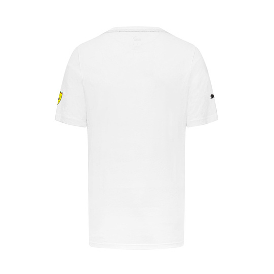 Koszulka T-shirt męska Leclerc Driver white Ferrari F1 