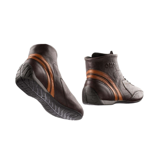 Buty OMP Carrera MY21 ciemnobrązowe (FIA)