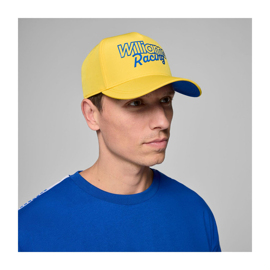 Czapka baseballowa męska trucker Pitlane żółta Williams Racing 2025 
