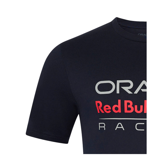 Koszulka T-shirt dziecięca Front Logo granatowa Red Bull Racing 2025