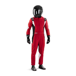 Kombinezon Sparco Superleggera czerwony/czarny (FIA)
