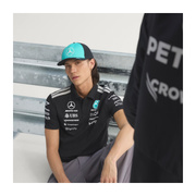 Koszulka polo Team Mercedes AMG F1 2026 czarna
