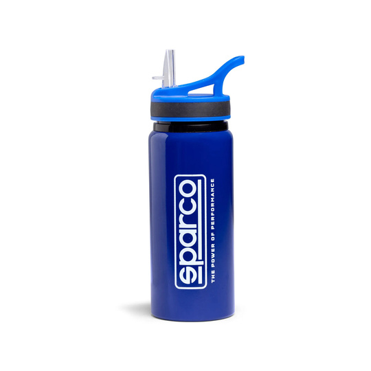 Bidon metalowy Sparco SPORT niebieski