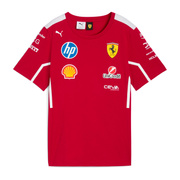 Koszulka T-shirt dziecięca czerwona Team Ferrari F1 2025