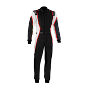 Kombinezon kartingowy dziecięcy Sparco X-LIGHT K MY22 czarno-czerwony (CIK-FIA)