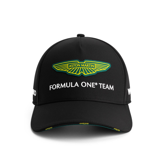 Czapka baseballowa męska czarna Team Aston Martin F1 2025