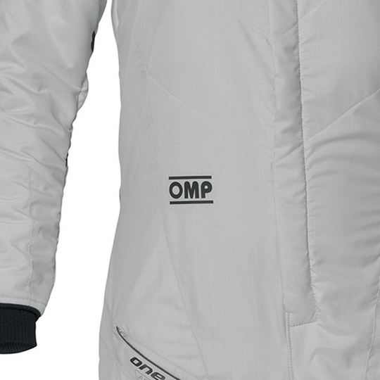 Kombinezon OMP ONE EVO AIR srebrny/szary (FIA)
