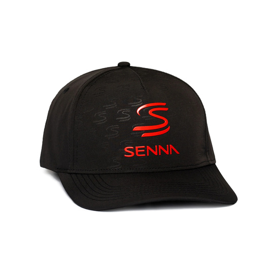 Czapka z daszkiem Debossed Logo Ayrton Senna Collection 2026 czarna