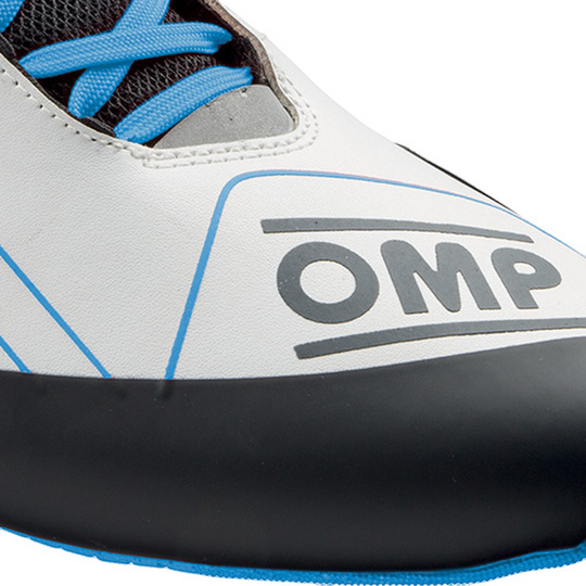 Buty OMP KS-2X białe/niebieskie (FIA)
