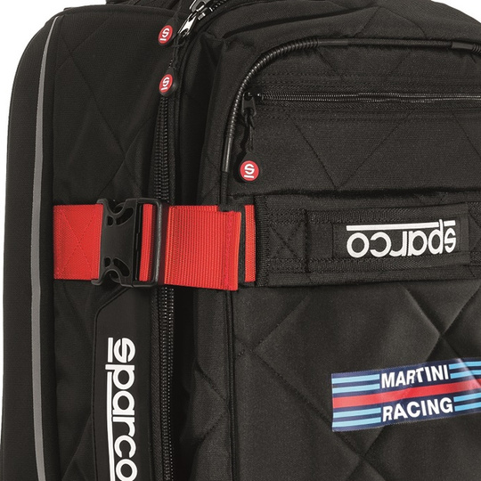 Torba Martini Travel Sparco czarna/czerwona