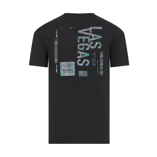 Koszulka t-shirt Las Vegas Aston Martin F1 czarna