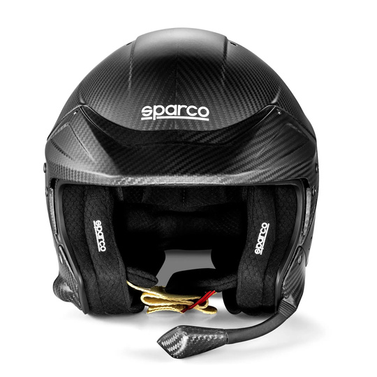 Kask otwarty Sparco Flux RJ-i CARBON czarny (FIA)