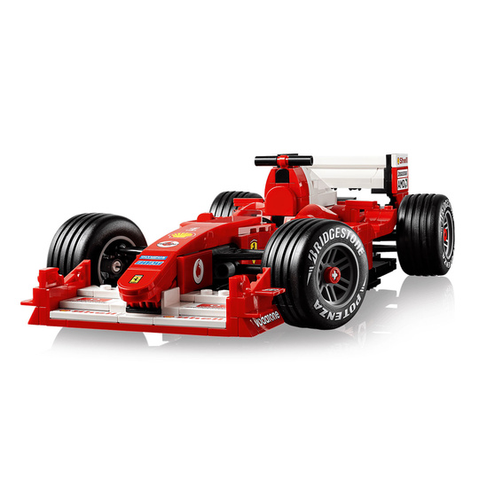 Model LEGO ICONS Ferrari F2004 i Michael Schumacher